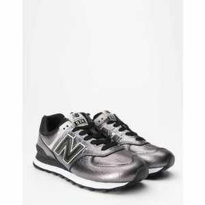 new balance 574 argento metallizzato