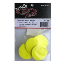 NEW DE Racing DER-GMP-Y Snap-In Mud Plugs Dis...