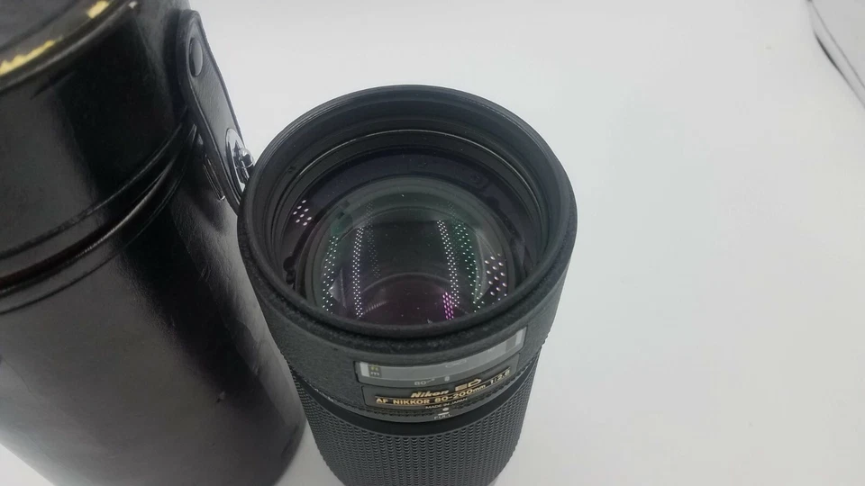Nikon ED AF Nikkor 80-200 mm 1:2,8 D lente con tapas de estuche Foto 3 de 4