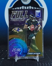 2021 Elite Full Throttle Lamar Jackson SSP 14/25 Ravens