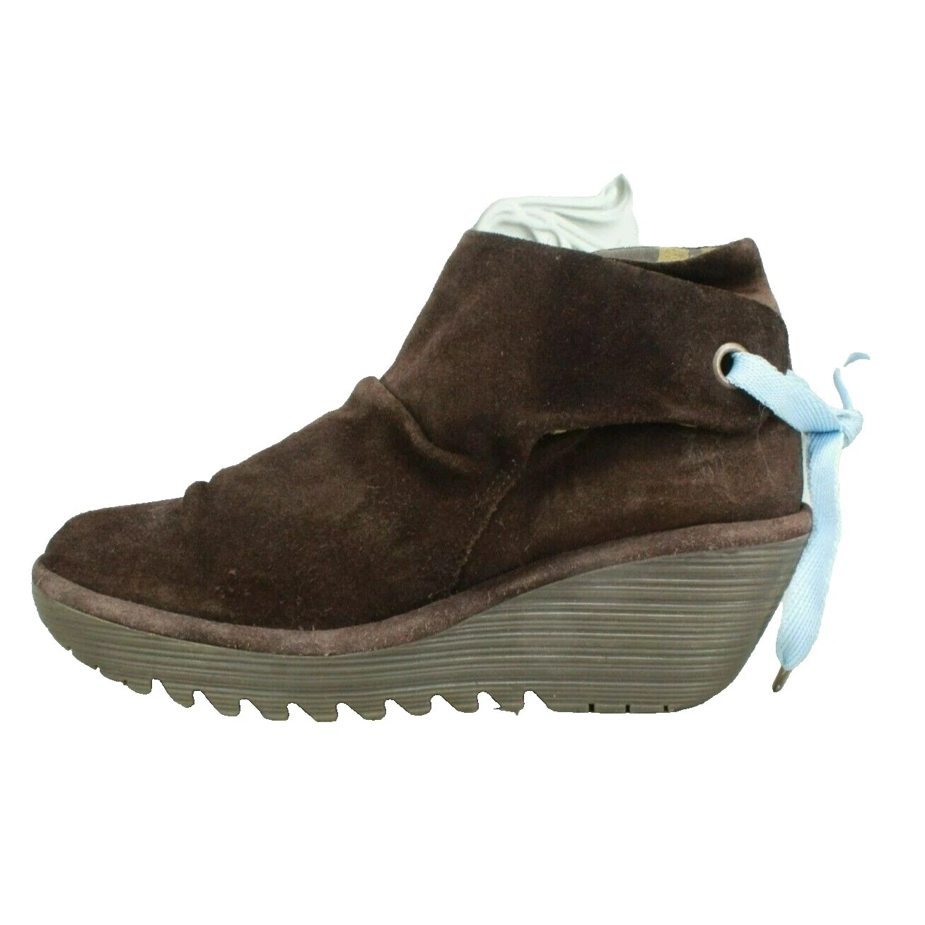 Wedge Boots Brown FLY London for Women
