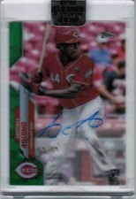 2020 TOPPS CLEARLY AUTHENTIC ARISTIDES AQUINO CCA-AAQ AUTOGRAPH RC AUTO GREEN 99