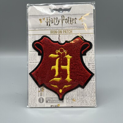 Harry Potter Hogwarts Emblem Crest Applique Iron On Clothing Patch 3.5'' x 4.1''