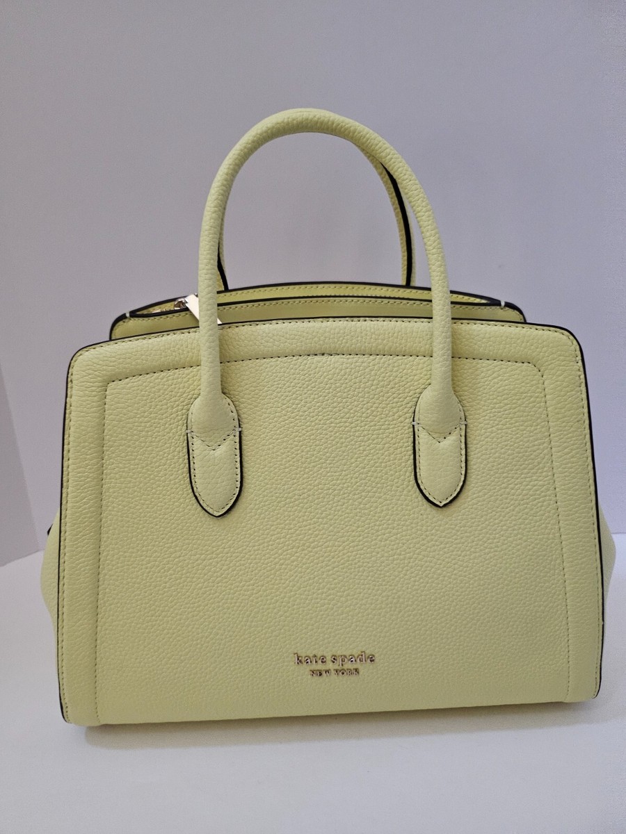 Kate Spade New York Knott Pebbled Leather Medium Zip Top Kate Spade New York Knott Pebbled Leather Medium Zip Top