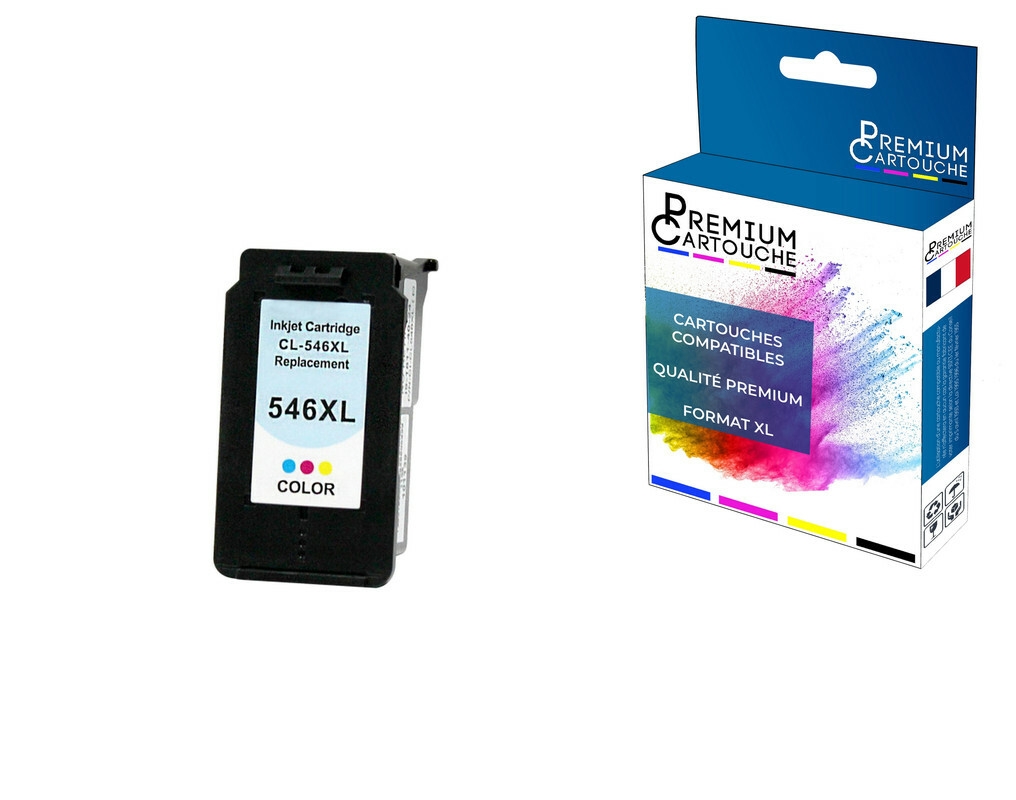 Cartouche CANON 546XL couleur à encre premium pour des impressions nettes