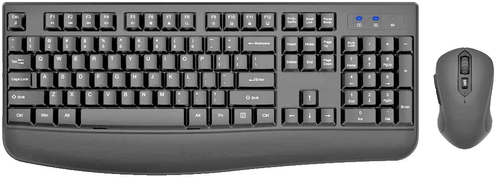 Inglés paquetes de Teclado y Ratón de Ordenador inalámbrico con Panel táctil integrado