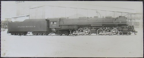 1943 Clinchfield 4-6-6-4 655 Locomotive Inaugural Photo ALCO Schenectady NY - Picture 2 of 7