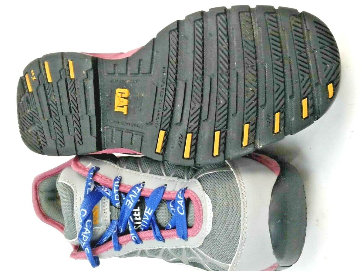 CAT T1000 Womens Sz 6W Composite Toe Work Shoes P90248 Pre-owned