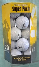 SUPER Pack 20 GOLF Balls SECOND Chance Nitro Golf Premium RECYCLED Top Flite