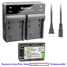 Kastar Battery AC Rapid Charger for Sony NP-FP50 NP-FP51 Sony DCR-DVD304 DVD304