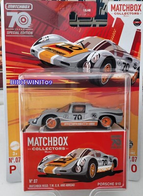 MATCHBOX 2023 70 YEARS SPECIAL EDITION COLLECTORS SET OF 7 PORSCHE
