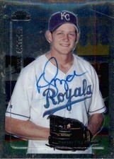 Kyle Snyder Signed 1999 Topps Chrome Rookie card Kansas City Royals