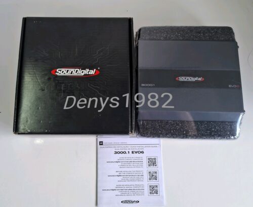 Soundigital 3000.1 - 1 Ohmios Evo6 / Amplificador Digital 3000 Watts Rms 1 Canal - Imagen 16 de 21