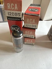 12DB5 Power Pentode Output Amplifier Audio Vacuum Tube Quad (4 Tubes)