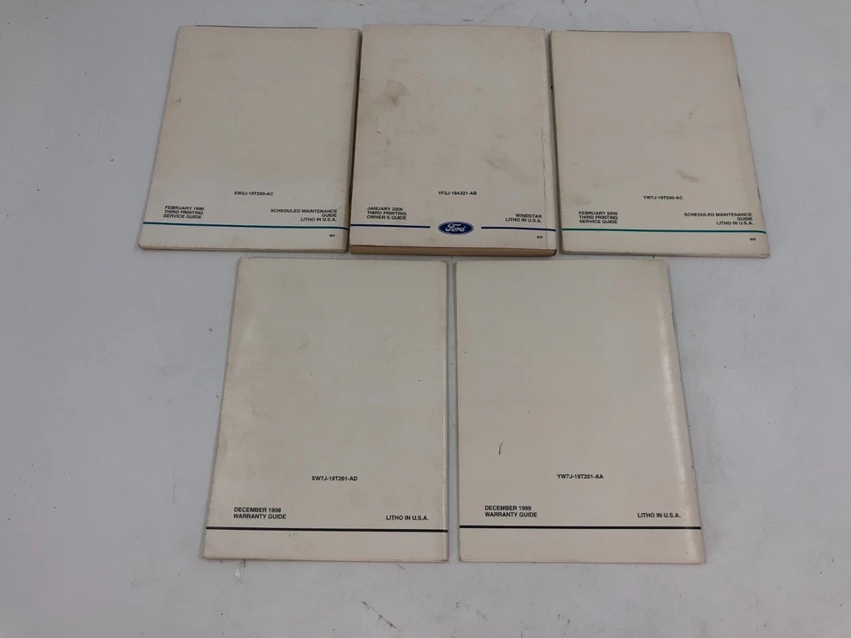 Ford Windstar 2000 juego manual del propietario OEM D02B57003 Foto 3 de 4