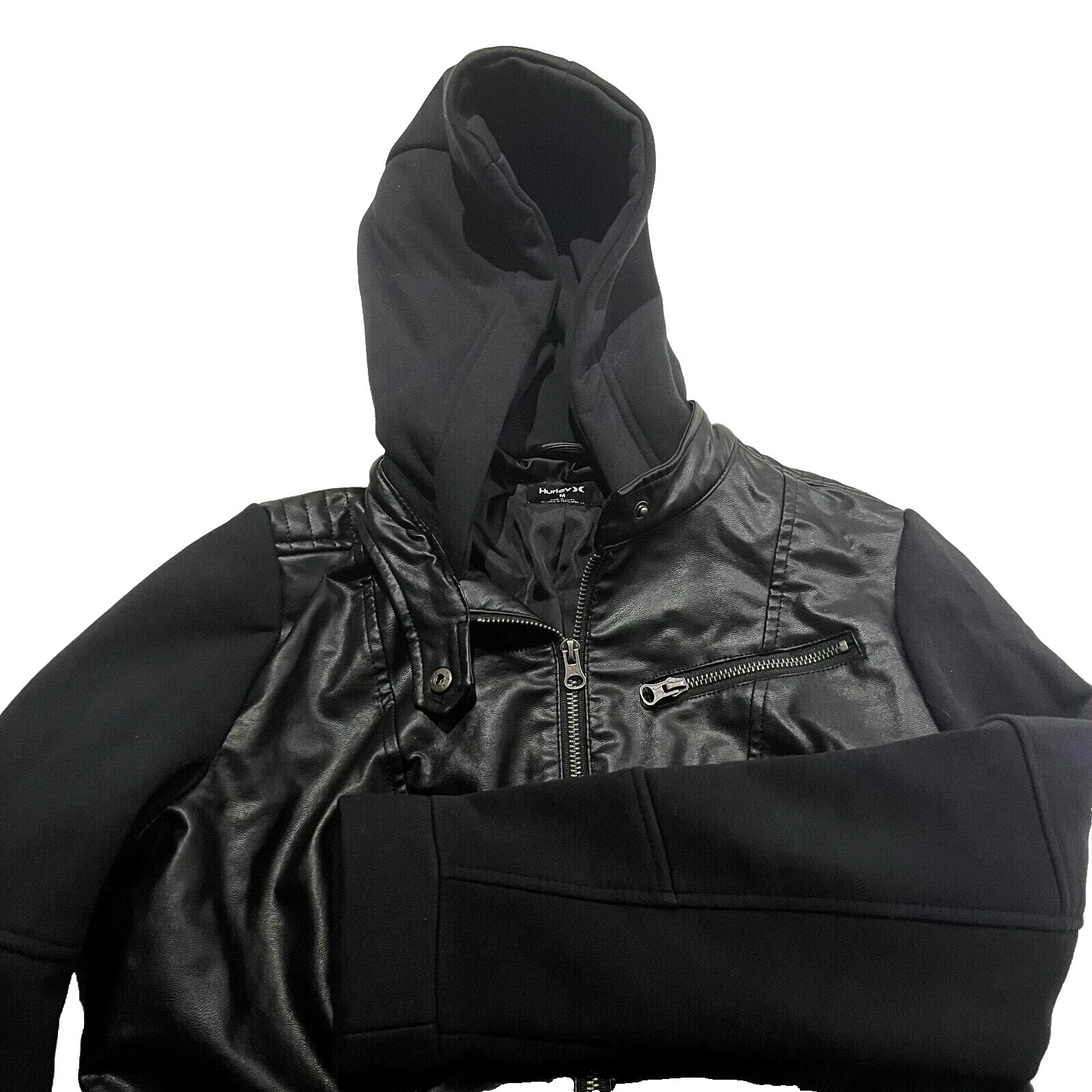Chaqueta de moto Hurley Negro abrigos, chaquetas y chalecos para Mujeres