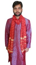 Men Scarves Indian Wedding Chunni Traditional Dupatta Wedding Sherwan Chunni