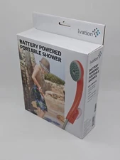 Ivation Battery Powered Handheld Portable Outdoor Camping Shower
