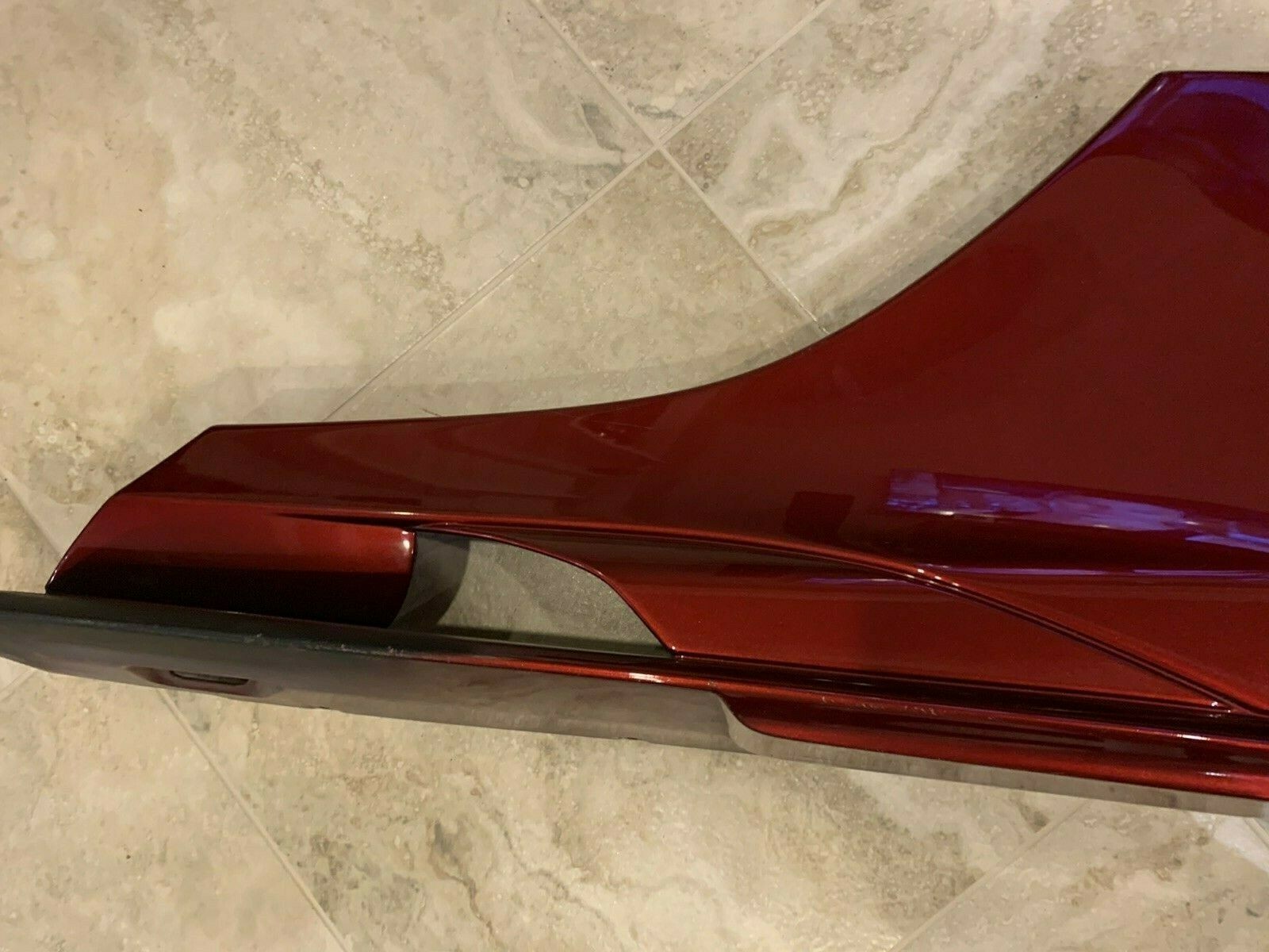 Mclaren 675LT Left Rocker Rear Body Panel & Door Skirt Carbon Fiber - OEM - NICE