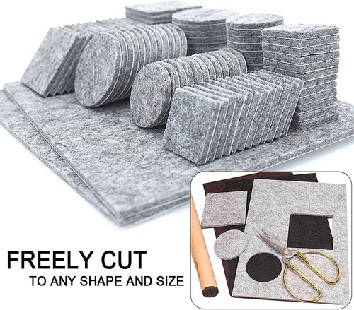 1/5" Thick Self Adhesive Felt Tape Roll - 3.94x39.4 Heavy Duty Strip Sticker,... - Picture 2 of 3
