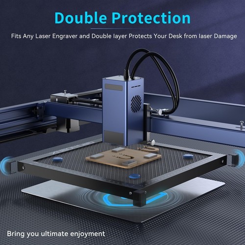 Durable 17.3'' Aluminum Engraving Panel with Smoke Control for Engraver Machines - Picture 5 of 8