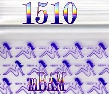100 PACK  HEAVY D MUD FLAP GIRL 1510 Apple Zip Baggies 1.5X1.0" POLYBAGS