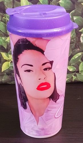 Selena Purple Sparkle Whirley Travel Tumbler Christa Palazzola 32oz - Picture 13 of 15