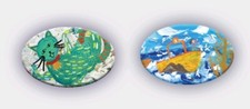 57x45mm Magnetic Button Magnet badge 100 Sets/Pack DIY