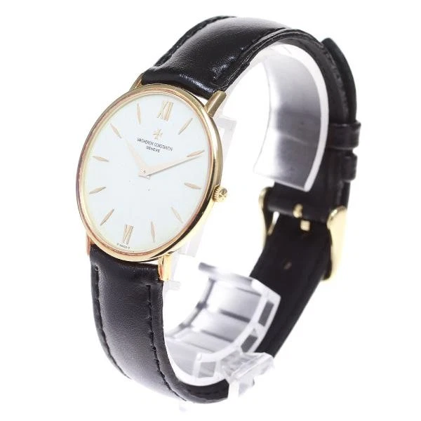 Vacheron Constantin — Vacheron Constantin 33mm YG Beige Dial Hand-Winding Watch #C16466