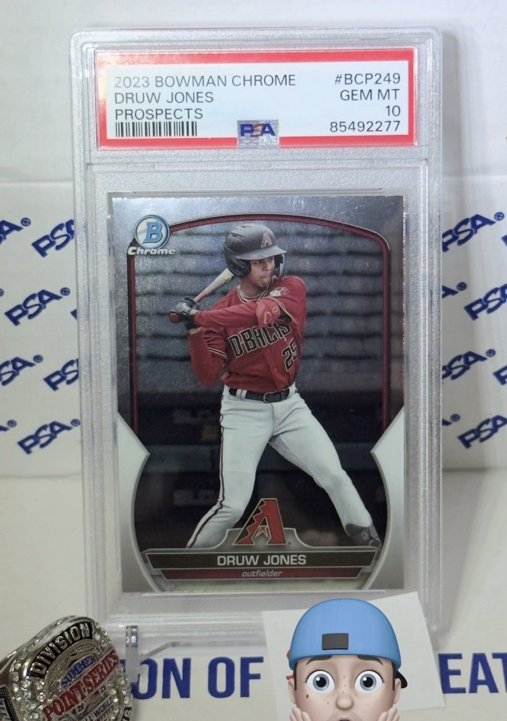 DRUW JONES 2023 Bowman Chrome Prospect  PSA 10!!