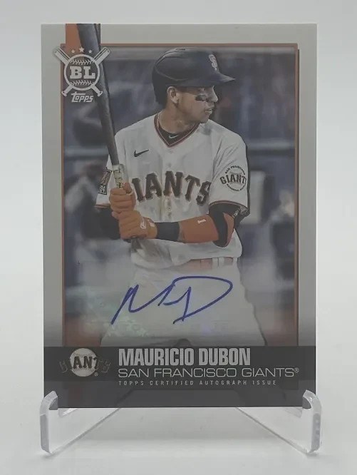 Mauricio Dubon 2021 Topps Big League Auto ( Giants )