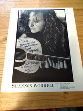 Signed 8x10 Press Photo Shannon Worrell Super Duke Music 1994 Charlottesville VA