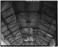 22. ROOF TRUSS SYSTEM. SECOND FLOOR - SUBSTATION. VIEW NORTH. - Milwaukee