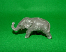 VINTAGE PAINTED LEAD ELEPHANT  ZOO ANIMAL FIGURE BRITAINS JOHILLCO ERA