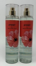 LOT OF 2 NEW Bath Body Works Poppy Fine Fragrance Body Mist Spray 8 fl oz