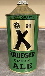 Clean Krueger Cream Ale IRTP Quart Can