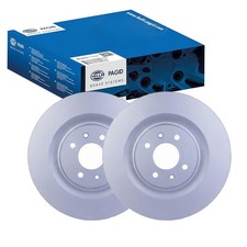 2x HELLA PAGID BREMSSCHEIBEN Ø323mm VORNE passend für CITROËN DS3 DS DS PEUGEOT 