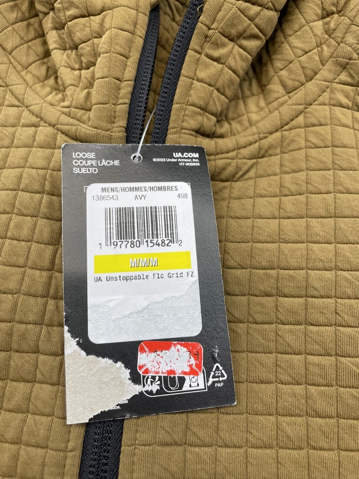 Nueva sudadera con capucha Under Armour para hombre UA imparable talla mediana $100 bronce Foto 3 de 4