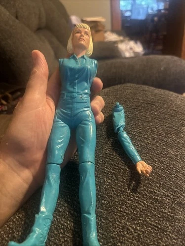 Vintage 1965 11” Jane West Action Figure For Parts Or Restoration -  Louis Marx