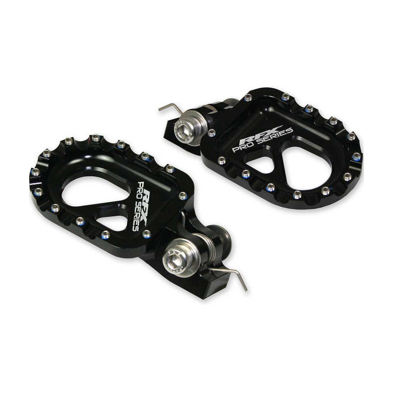 RFX Pro CNC Aluminium Trials Footrest Gas Gas/Beta/Sherco/Montesa Black