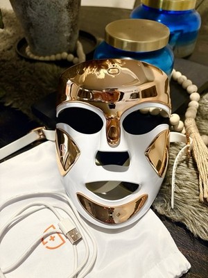 DR DENNIS GROSS SpectraLite DRx faceware Pro LED RED LIGHT mask Pre -owned .
