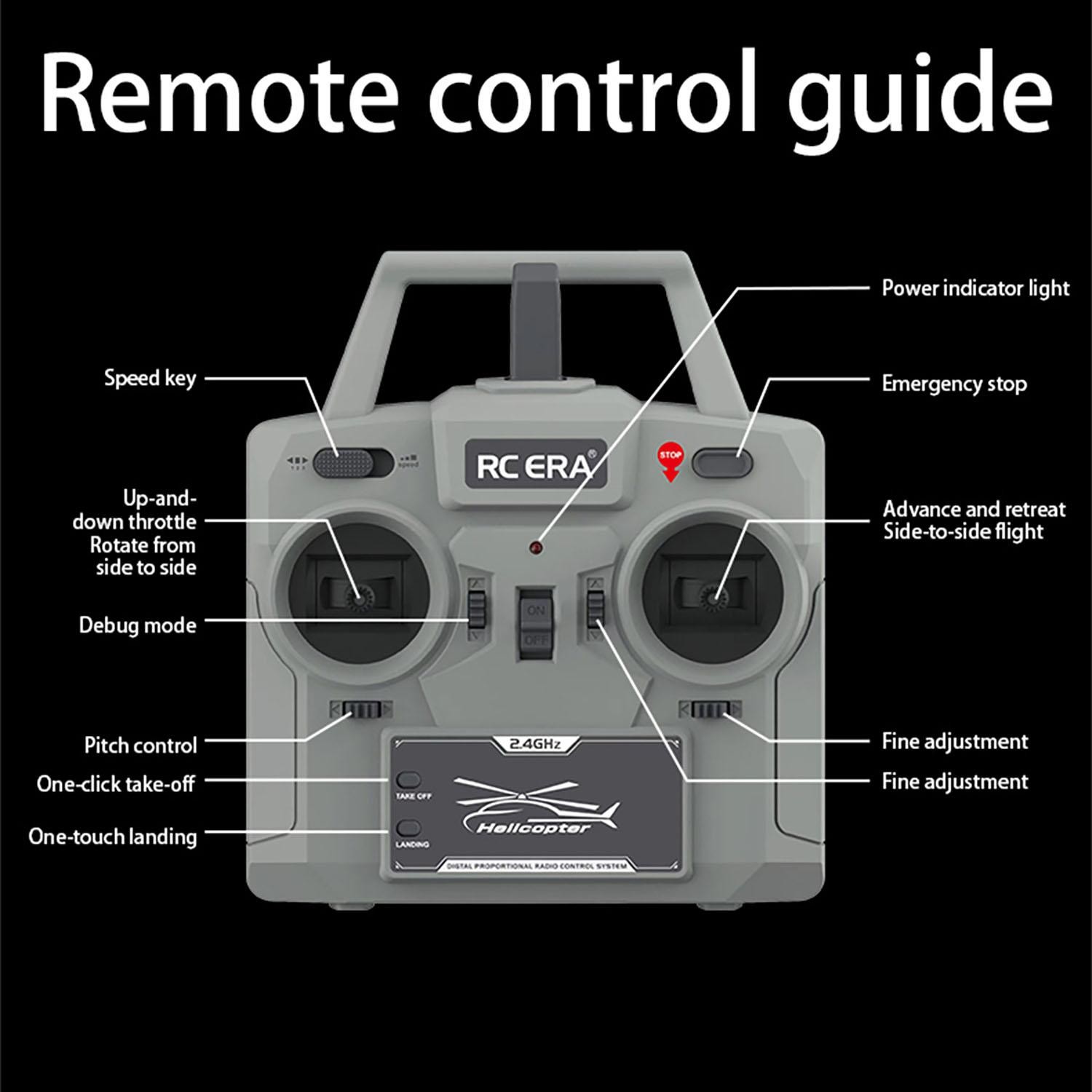 1/30 RC ERA 6CH Radio Controlled Helicopter C190 Dual Brushless Motors Aircraft