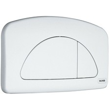 Oli Placca Dual Bianca Per Cassetta ad Incasso Diamante Evo Doppio Tasto 627001