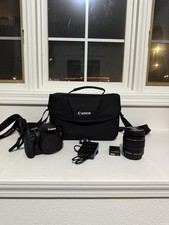 Canon EOS Rebel T5 DSLR Camera Kit Auto Focus RAW Lens Bag Battery Charger