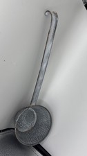 BLUE/GRAY 13  LADLE AGATE GRANITEWARE ENAMELWARE ANTIQUE UNIQUE