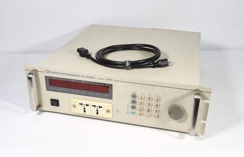 Chroma 6404 Programmable AC Power Source 0-300V 375VA 45-500 Hz