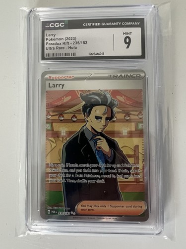 🔥 Larry Pokémon (2023) Paradox Rift - 235/182 Ultra Rare - Holo