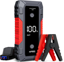 Jump Starter 5000A Battery Pack 12V Portable Car Battery Jump Box w/ LCD Display