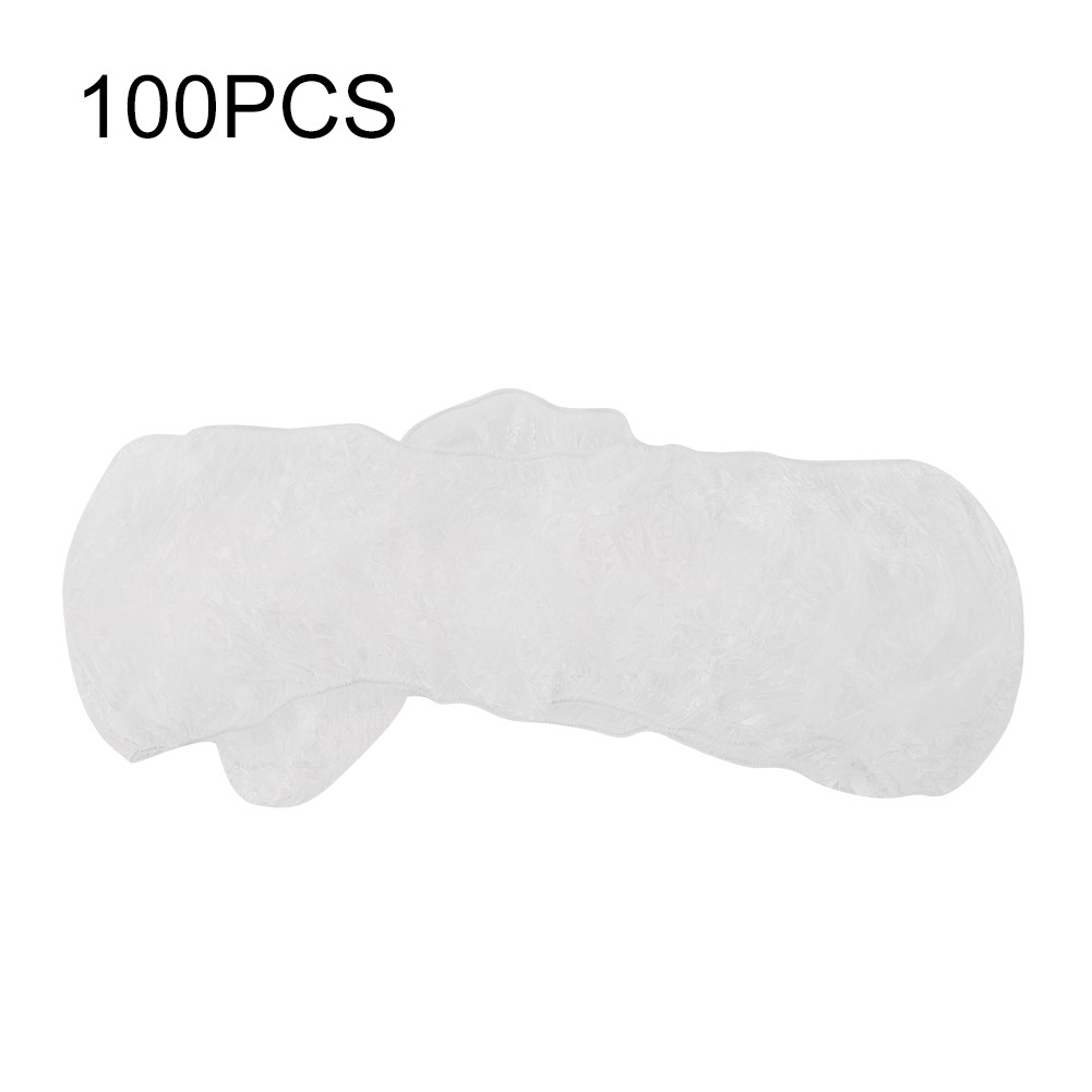 100pcs Elastic Disposable Plastic Steering Wheel Cover Dustproof Waterproof
