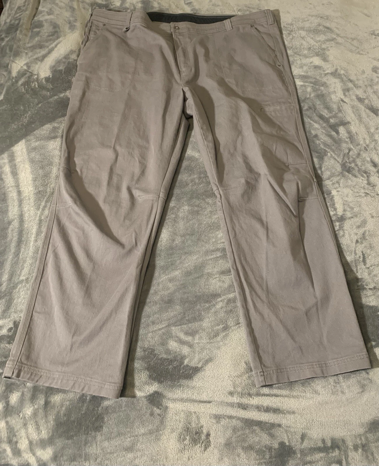 Columbia Men’s Utility Pants 50x32 Gray Outdoor Hiking Workwear Regular Fit